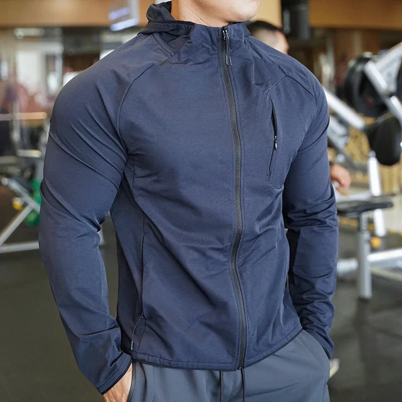 Men's Nylon Workout Hoodie