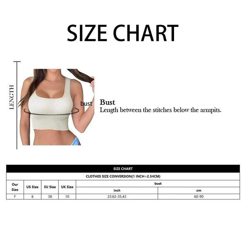 Mandotos Breathable Sports Bra Women Seamless Yoga Top Shockproof Crop Push Up Gym Workout